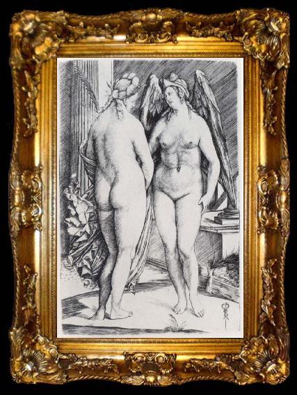 framed  Jacopo de Barbari Victory and Fame, ta009-2